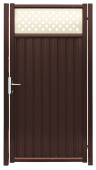 Калитка Estet Plus 2,4х1 RAL 8017/1014 Центр Кровли