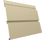 Квадро Брус v02 Grand Line 0,5 Satin с пленкой RAL 1015 светлая слоновая кость Центр Кровли