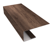 J-Профиль 18мм 0,45 Print Premium Almond Wood Fresh (3м) Центр Кровли