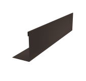 Нащельник 125 Texas 25х35 0,5 Atlas X RR 32 темно-коричневый (L2,0) Центр Кровли
