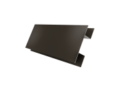 Планка H-образная стыковочная сложная 0,5 Satin Matt TX RR 32 темно-коричневый (2м) Центр Кровли