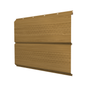 Софит ЭкоБрус new c перфорацией 0,45 Print Elite Honey Wood TwinColor Центр Кровли