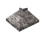 Угол отлива внешний 150 0,45 Print Elite с пленкой Fine Stone TwinColor Центр Кровли