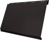 Вертикаль 0,2 classic Grand Line 0,45 PE-Double с пленкой RR 32 темно-коричневый Центр Кровли