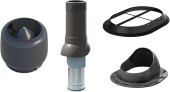 Комплект вентиляции Технониколь Скат 125/160 серый Центр Кровли