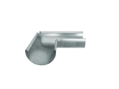 Угол желоба универсальный Optima 90гр 185мм Zn Центр Кровли