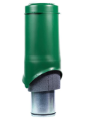 Выход вентиляции Krovent Pipe-VT 150/700 изолированный зеленый Центр Кровли