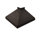 Угол отлива внешний 100 0,45 Print Elite с пленкой Coffee Wood TwinColor Центр Кровли