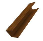 Крышка жалюзи Milan Slim 0,45 Print Elite Golden Wood TwinColor (2м) Центр Кровли