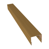Планка П-образная заборная 24 0,45 Print Elite Honey Wood TwinColor (2м) Центр Кровли