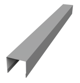 картинка Стойка боковая крепежная для забора жалюзи Palermo 0,5 Satin RAL 9006 бело-алюминиевый (2,5м) Центр Кровли Стойка боковая крепежная для забора жалюзи Palermo 0,5 Satin RAL 9006 бело-алюминиевый (2,5м) Центр Кровли