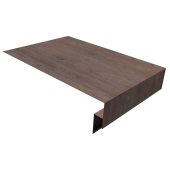 Планка околооконная сложная 250х50х18 (j-фаска) 0,45 Print Elite White Wood TwinColor (3м) Центр Кровли