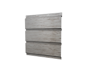 Софит металлический без перфорации 0,45 Print Elite с пленкой Snow Wood TwinColor Центр Кровли