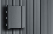 Сайдинг Вертикальный Grand Line Acryl графит (3,0м) Центр Кровли
