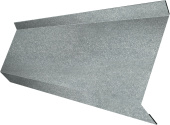 Планка примыкания в штробу 60 Grand Line 0,7 Zn (3м) Центр Кровли