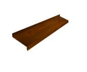 Отлив простой 100 0,45 Print Premium Golden Wood Intense FTC (2м) Центр Кровли