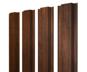 Штакетник Прямоугольный с прямым резом 0,45 Print-Double Premium Golden Wood Fresh Центр Кровли