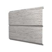 Софит ЭкоБрус new c перфорацией 0,45 Print Elite Snow Wood TwinColor Центр Кровли