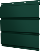 Софит металлический Классик Grand Line без перфорации 0,4 PE с пленкой RAL 6005 зеленый мох Центр Кровли