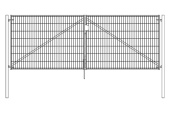 Ворота Light NoLock 1,53х4,0 RAL 6005 Центр Кровли