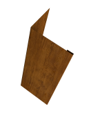 Нащельник (для калиток и ворот) 25х35 жалюзи Milan, Tokyo, Palermo 0,45 Print-double Elite Golden Wood (L1,68) Центр Кровли