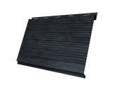 Софит Вертикаль 0,2 Grand Line gofr 0,45 Print Premium с пленкой Grey Wood TwinColor Центр Кровли