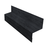 Отлив межэтажный 35 0,45 Print Premium Grey Wood TwinColor (2м) Центр Кровли