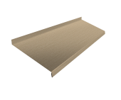 Отлив простой 200 0,45 Print Elite Milky Wood TwinColor (2м) Центр Кровли