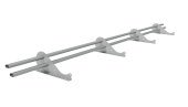 Снегозадержатель трубчатый Snow Kit RAL 9006 3м Центр Кровли