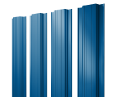 Штакетник Прямоугольный с прямым резом 0,45 PE RAL 5005 сигнальный синий Центр Кровли