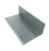 Планка примыкания нижняя к трубе 130х240 0,5 Zn (2м) Центр Кровли