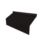 Ламель забора жалюзи Milan/Milan new стартовая/финишная для калиток и ворот 0,5 Drap RAL 9005 черный Центр Кровли