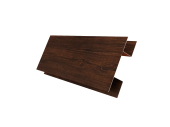 Планка H-образная стыковочная сложная 0,45 Print Premium Cherry Wood Dark FTC (2м) Центр Кровли