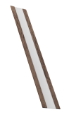 Крепежная планка жалюзи Milan, Milan Slim, Tokyo 0,45 Print Premium Almond Wood Fresh (3м) Центр Кровли