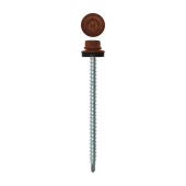 Саморез кровельный Daxmer 4,8х70 RAL 8004 (100) сверло №1 Центр Кровли