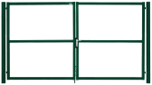 Ворота Colority Zinc Lock 2,0х4,0 RAL 6005 Центр Кровли