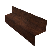 Отлив межэтажный 35 0,45 Print-Double Premium Cherry Wood Dark F (2м) Центр Кровли
