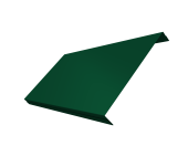 Ламель обратная 200 забора жалюзи Texas 0,45 PE-Double с пленкой RAL 6005 зеленый мох Центр Кровли