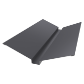 Планка ендовы верхней 115х30х115 0,45 Drap TX RAL 7004 сигнальный серый (3м) Центр Кровли