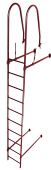Лестница стеновая Grand Line RAL 3005 2,76м Центр Кровли