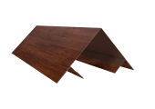 Планка угла внешнего составная верхняя 0,45 Print Premium Cherry Wood Fresh TwinColor (3м) Центр Кровли