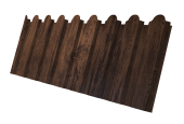 Профнастил С20A фигурный 0,45 Print-Double Elite Antique Wood Центр Кровли