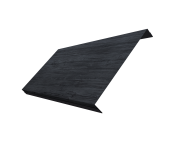 Ламель обратная 200 забора жалюзи Texas 0,45 Print Premium с пленкой Grey Wood TwinColor Центр Кровли