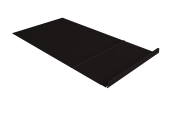 Элемент обхода Кликфальц Pro правый 0,5 Satin Matt RAL 9005 черный Центр Кровли