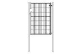 Калитка Light NoLock 2,03х1 RAL 6005 Центр Кровли