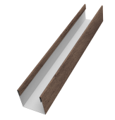 Стойка жалюзи Milan Slim 0,45 Print Premium Almond Wood Fresh (1,8м) Центр Кровли