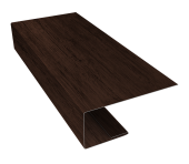 J-Профиль 18мм 0,45 Print-Double Premium Antique Wood (3м) Центр Кровли
