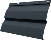 Корабельная Доска Grand Line 0,5 GreenCoat Pural БТ матовый с пленкой RR 23 темно-серый (RAL 7024 мокрый асфальт) Центр Кровли