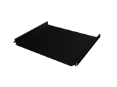 Кликфальц Pro Grand Line 0,5 Satin с пленкой на замках RAL 9005 черный Центр Кровли