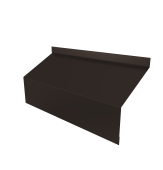 Ламель забора жалюзи Milan/Milan new стартовая/финишная для калиток и ворот 0,5 Satin Matt TX RR 32 темно-коричневый Центр Кровли